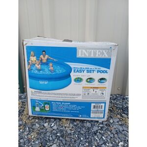 10 Foot Easy Set Pool with Pump and Filter INTEX 10' x 30" New Open Box